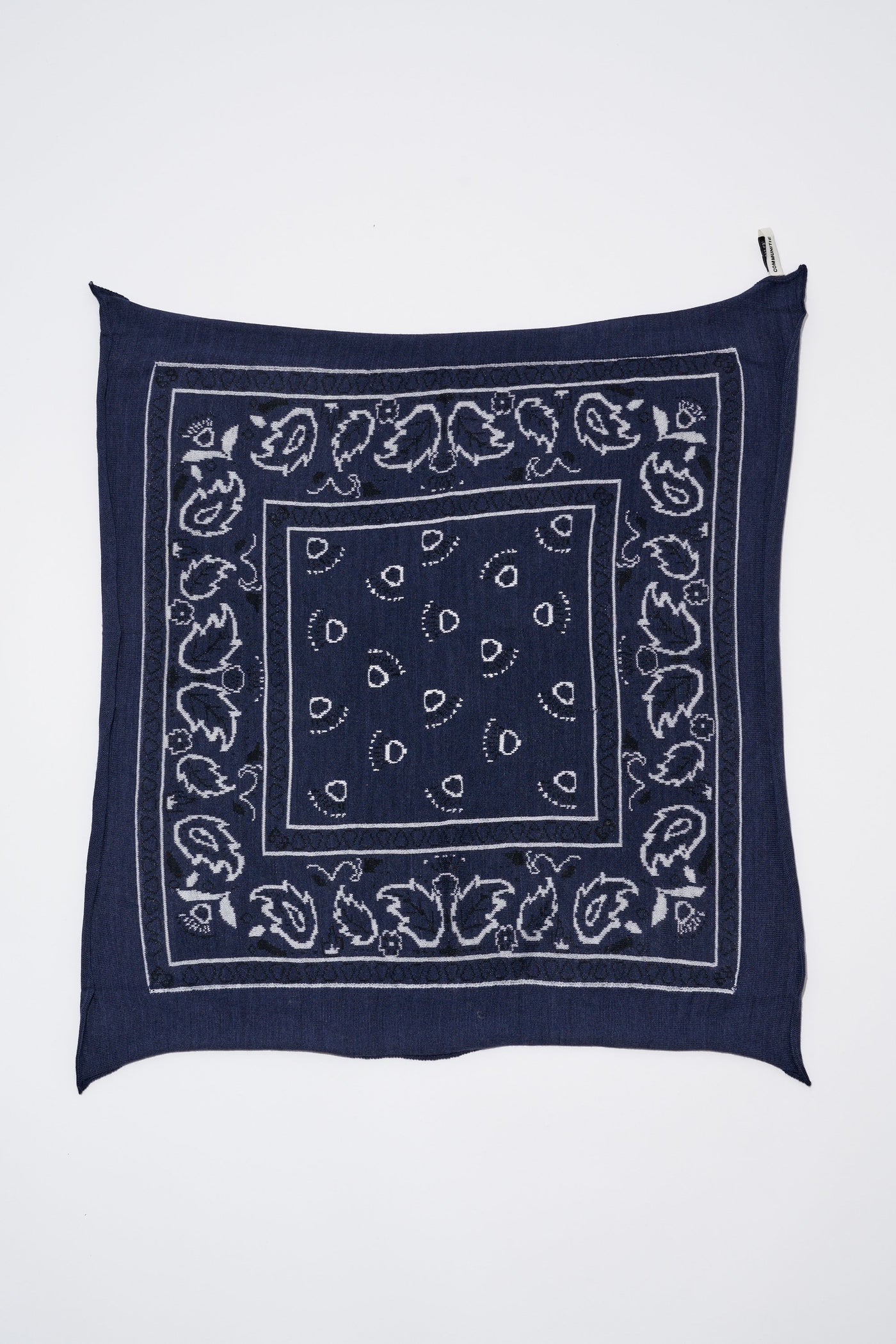 Cashmere Bandana in Navy