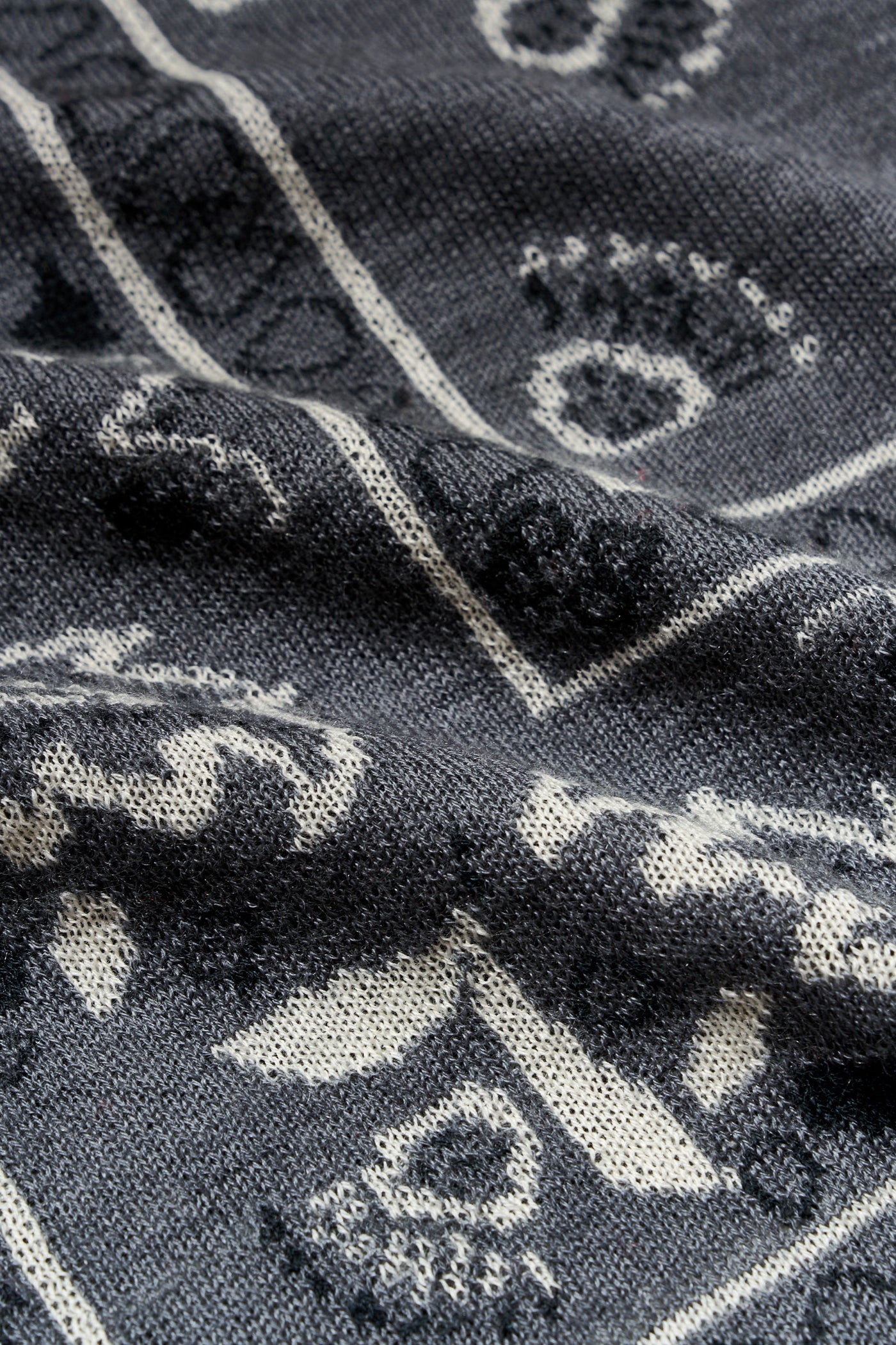 Cashmere Bandana in Charcoal