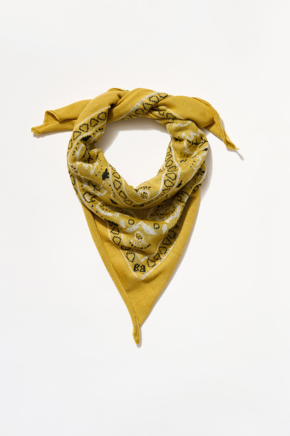 Cashmere Bandana in Golden
