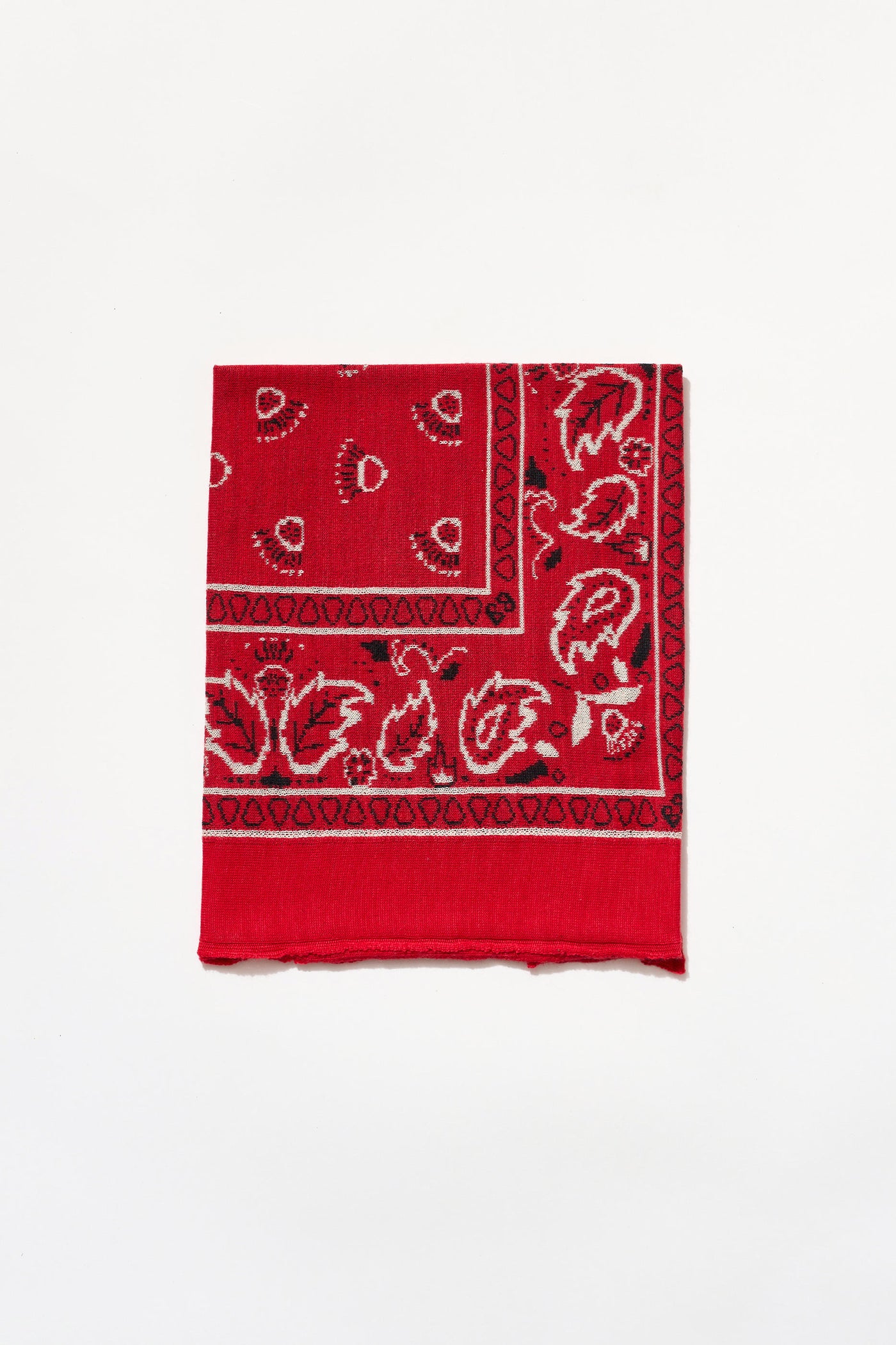 Cashmere Bandana in New Red