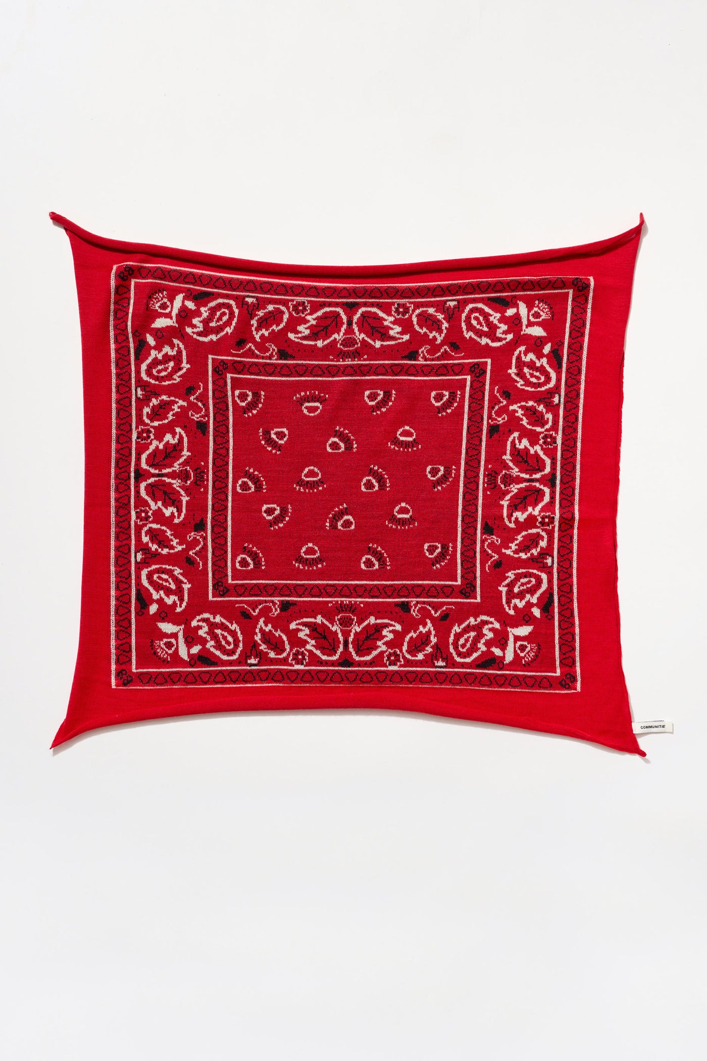 Cashmere Bandana in New Red