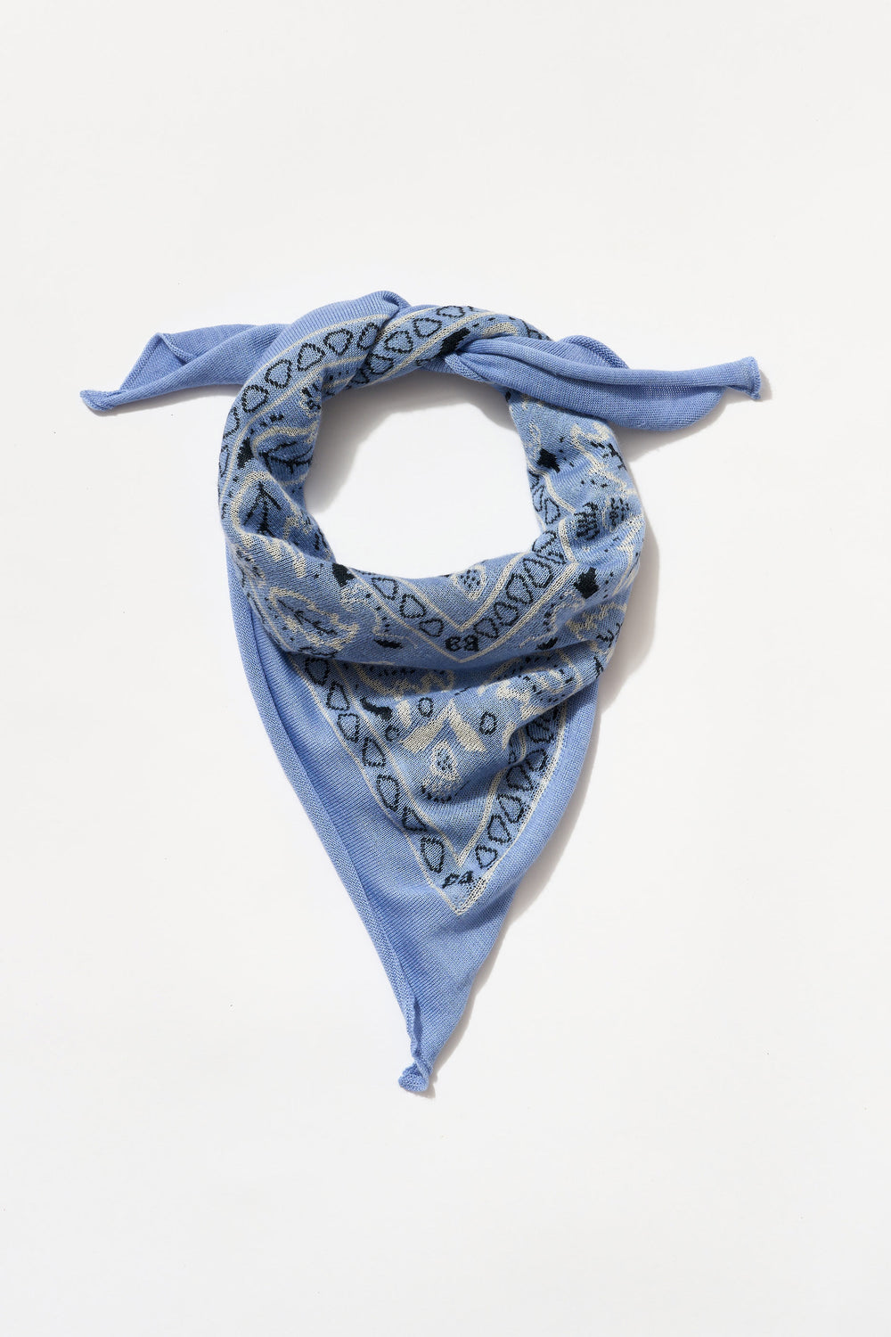 Cashmere Bandana in Sky