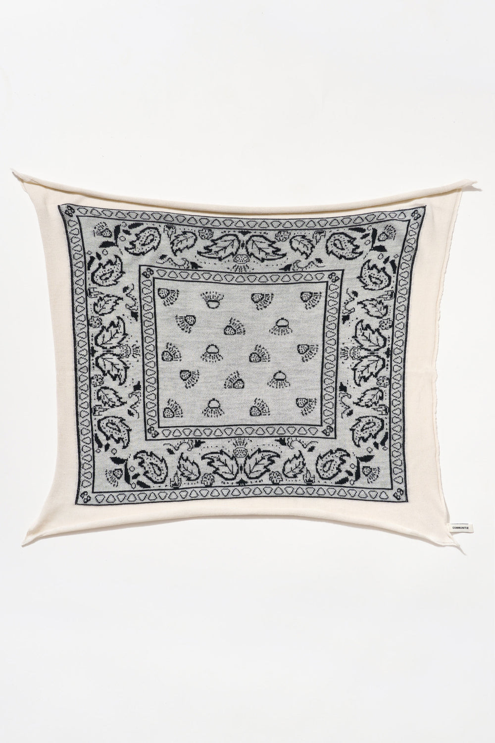 Cashmere Bandana in White