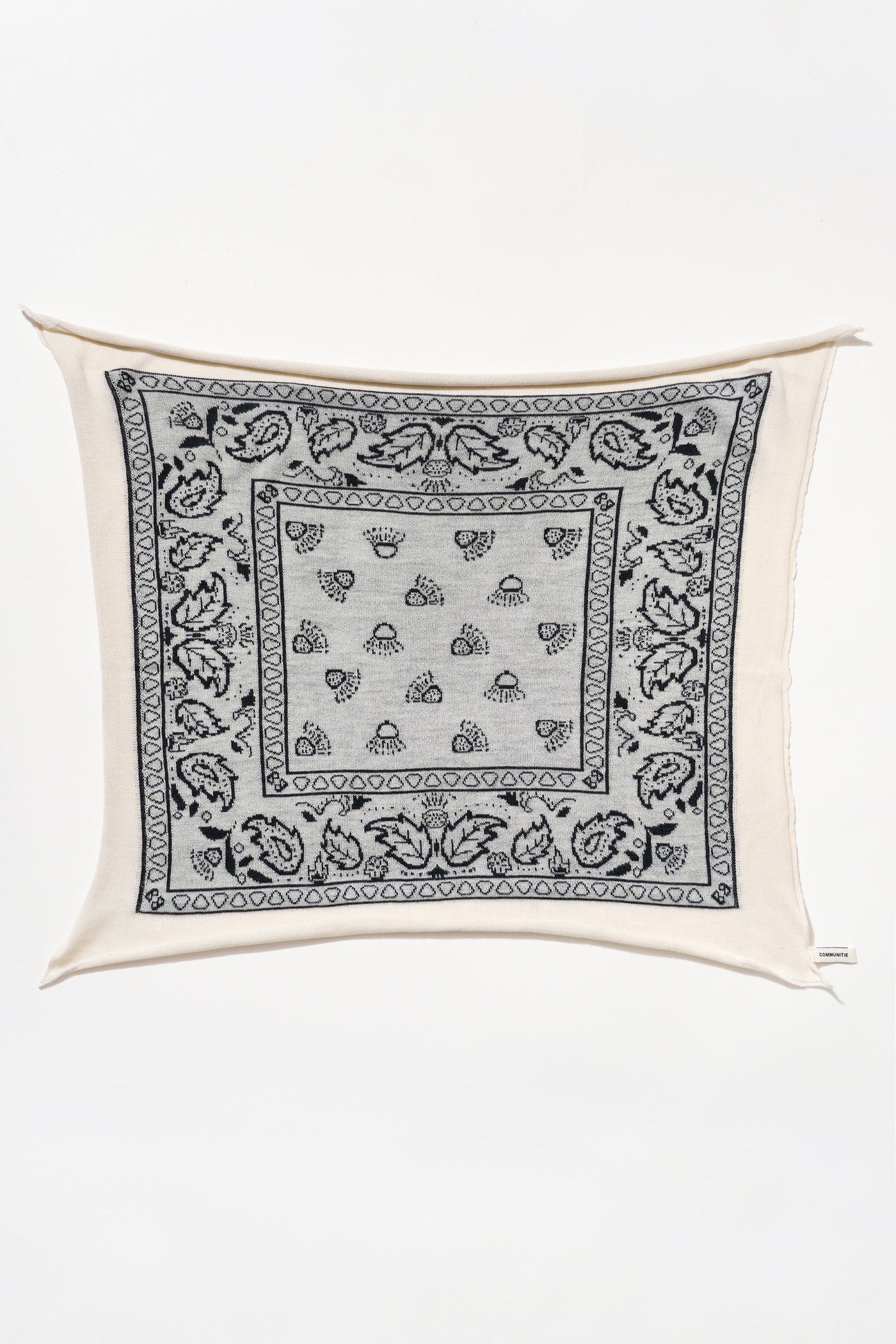 Cashmere Bandana in White