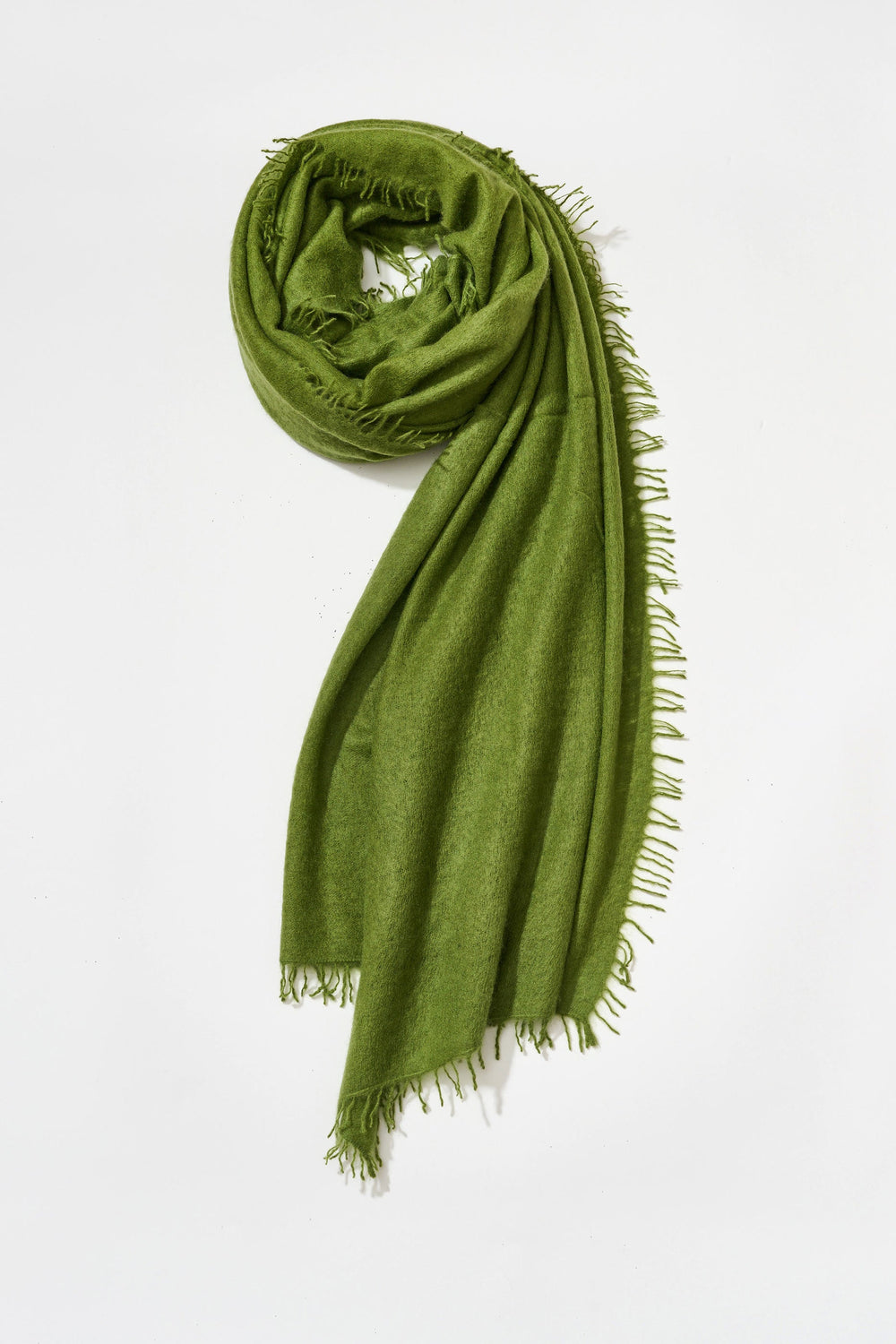 Cashmere Felted Stole in Peridot