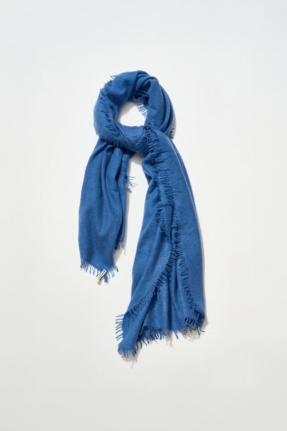 Cashmere Felted Stole in Denim
