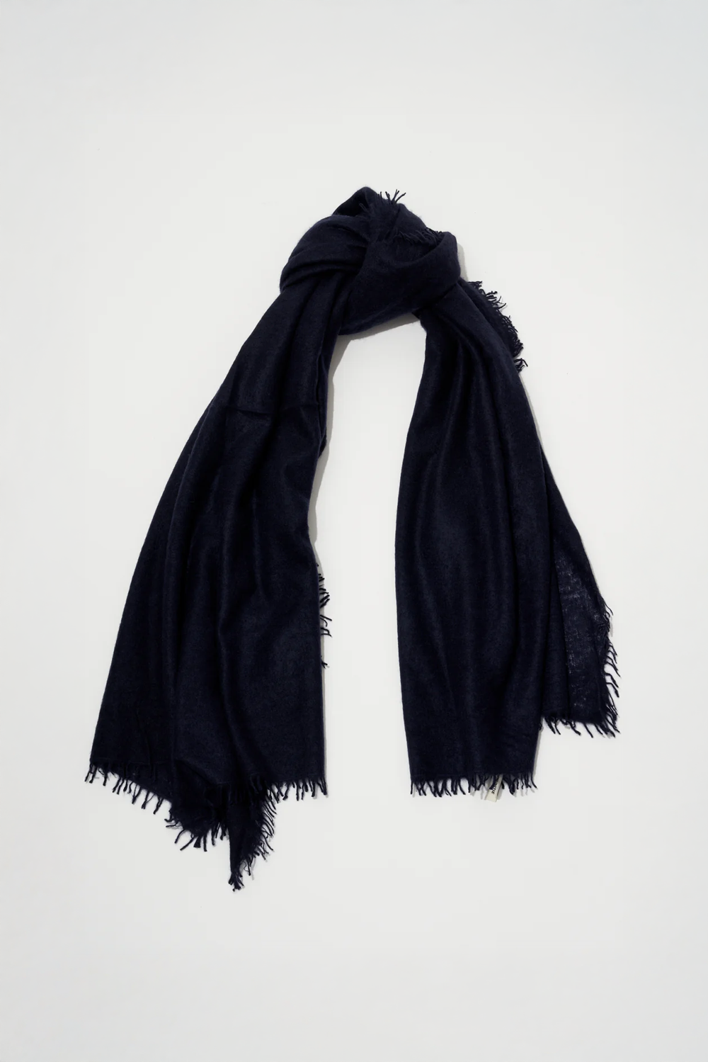 Cashmere Felted Stole in New Navy